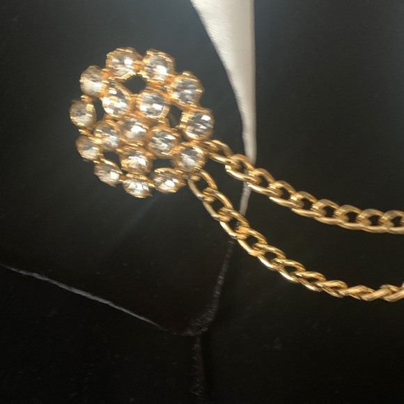 Elegant Black and White Dress with Gold Accent Tuxedo Dress Velvet Size 16 - Picture 7 of 15